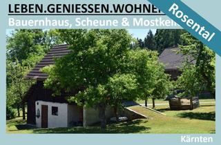 Bauernhäuser zu kaufen in 9183 Kanin, BAUERNHAUS, SCHEUNE & MOSTKELLER