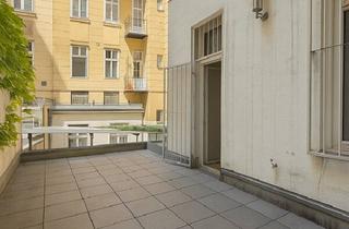Wohnung mieten in Neulinggasse, 1030 Wien, Geräumige Altbauwohnung mit großer Terrasse und Balkon