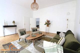 Wohnung kaufen in 1070 Wien, Tauchen Sie ins pulsierende Stadtleben ein! 4-Zimmer-Altbau mit Balkon an der Grenze 7./8 im 2. Lift-Stock