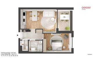 Wohnung kaufen in Linzer Straße 346, 1140 Wien, Gemütliche 2 Zimmerwohnung im 14. Bezirk - Top 15