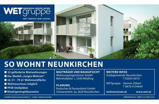 Wohnung mieten in Wartmannstetterstr. 12/1/5, 2620 Neunkirchen, Erdgeschoss Wohnung mit Garten und Loggia