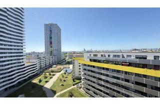 Wohnung mieten in Aderklaaer Straße, 1210 Wien, Möblierte 3 ZIMMER im 10. Stock mit herrlichem Ausblick auf die City-Line: 2 Minuten zur U-Bahn: