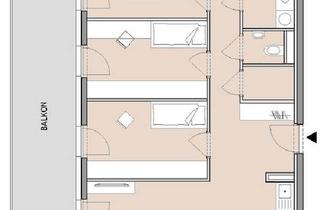 Wohnung mieten in Wiener Straße 249, 8051 Graz, Neubauwohnung mit Balkon im 2. Stock - 74,30 m²