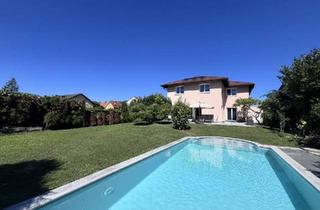 Haus kaufen in 2511 Pfaffstätten, Tolles Zweifamilienhaus mit Einliegerwohnung, sonniger Terrasse, Keller, Doppelgarage und Pool!