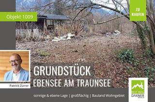 Grundstück zu kaufen in 4802 Ebensee, 1.481m² Grundstück Bauland im Wohngebiet