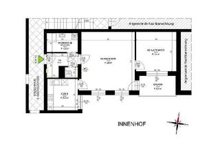 Wohnung mieten in Idlhofgasse 16A, 8020 Graz, Erstbezug: Ruhiger 2 ZIMMER-NEUBAU + Süd-Balkon 6,5m² + extra Küche neu möbliert + neue Sanitäranlagen (Bad + WC) + Lift + nähe Hauptbahnhof!