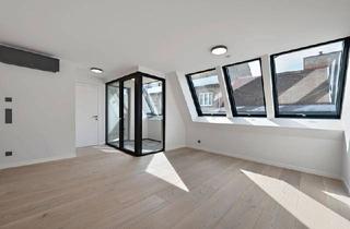 Penthouse kaufen in Krongasse, 1050 Wien, Sonniger Erstbezug mit Südwest-Loggia in neu ausgebautem Dachgeschoß!