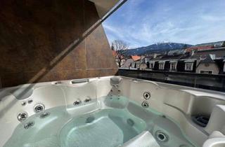 Wohnung mieten in Heiliggeiststraße, 6020 Innsbruck, Superluxus Wohnung mit Whirlpool am Balkon / Kurzzeit bis Langzeit / voll möbliert mit Designermöbel / + Parkplatz / Blick auf die Berge / Best Lage Zentrum