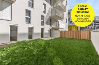 Wohnung kaufen in 1210 Wien, JETZT AKTION: GARTENPARADIES: HELLE 3-ZIMMER-WOHNUNG PROVISIONSFREI MIT GROSSEM GARTEN