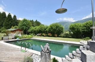 Haus kaufen in Gmünd In Kärnten / Millstättersee / Spittal-Drau, 9853 Gmünd, Traumhaftes Sehr Gepflegtes Landhaus im Maltatal mit Parkähnlichem Grundstück und Pool Sowie Nebengebäuden