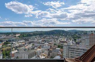 Loft kaufen in 4040 Linz, LINZ: Bruckner Tower. Sonniges Micro Loft mit traumhafter Aussicht