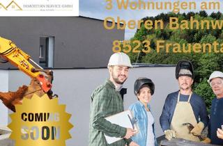 Wohnung kaufen in Oberer Bahnweg 14A /3, 8523 Laßnitz, Baustart demnächst-Terrassenwohnung Top 3, in einem Dreierhaus am Oberen Bahnweg 14a in 8523 Frauental! Provisionsfrei