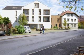 Büro zu mieten in Gemeindehaus Hard, Gasthaus Käth'r, Wirtshaus Zur Dorfhaube, Dorfbach, Bäckerei Mangold, Spar, 6971 Hard, Attraktives Büro für Startups oder Dienstleister: 50 m2 im neuen Geschäfts- und Wohnhaus "Poststrasse" im Zentrum von Hard
