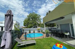 Wohnung kaufen in 4614 Marchtrenk, Family-Feeling trifft Wohnkomfort! Neuwertig, modern, familienfreundliche Gartenwohnung mit Pool zum Verlieben!