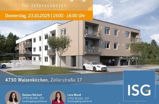Wohnung mieten in Zellerstraße 17, 4730 Waizenkirchen, 2-Zimmer Wohnung im EG mit Carport, Top 6, Miete mit Kaufoption! NEUBAU - Erstbezug