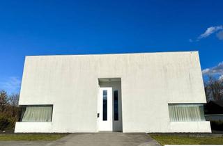 Immobilie mieten in Fischerweg, 4600 Schleißheim, Modern minimalistisches Büro/Galerie Gebäude im Grünen mit Parkplätzen
