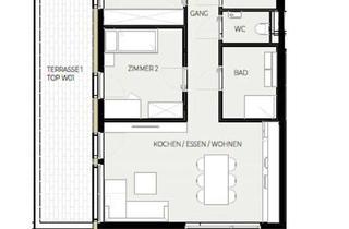 Penthouse kaufen in 6200 Jenbach, Provisionsfrei: 3-Zimmerwohnung (Top W01) - Jenbach SONNJOCH