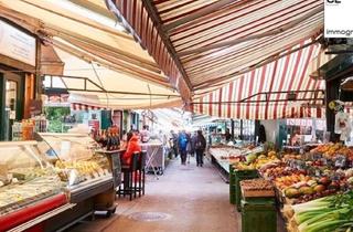 Gewerbeimmobilie kaufen in Kettenbrückengasse, 1060 Wien, Verkaufsfläche 45 m² auf einem der traditionsreichsten und belebtesten Märkte Europas! Top-Investment im Herzen Wiens -
