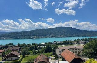 Wohnung kaufen in Wörthersee, 9210 Pörtschach am Wörther See, Extravagantes Wohnen am Wörthersee - 152 m² große Seeblickterrassenwohnung mit TG/Carport mit MIETER zu verkaufen!