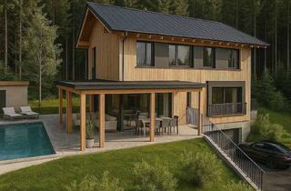 Einfamilienhaus kaufen in 5322 Hof bei Salzburg, Traumhaftes Massivholz Einfamilienhaus Projekt in Hof - absolute Alleinlage