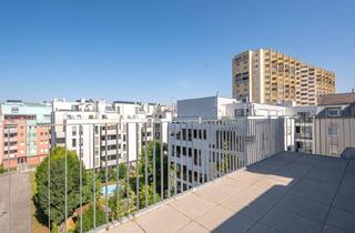 Wohnung mieten in Maurichgasse, Wagramer Straße, Donauzentrum, 1220 Wien, Großzügige 3-Zimmer-Dachgeschosswohnung mit Balkon & Terrasse - Südwest-Ausrichtung - Nähe Kagran / Donauzentrum