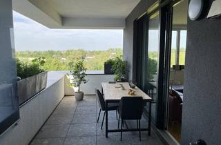 Wohnung mieten in Bahnhof 28, 4780 Schärding Innere Stadt, Wohnen über den Dächern von Schärding - hochwertige 3-Zimmer-Wohnung mit Dachterrasse und möblierter Küche