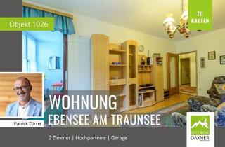 Wohnung kaufen in 4802 Ebensee, Gepflegte 2-Zimmer Wohnung mit verglaster Loggia und Garage