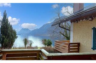 Villen zu kaufen in Unterach Und Mondsee, 4866 Unterach, Charmante Altbauvilla mit Potenzial - direkt am Attersee mit eigenem Seegrundstück und Zweitwohnsitzwidmung