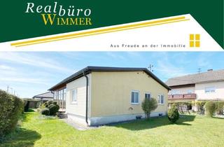 Haus kaufen in Lärchenstraße, 4623 Gunskirchen, Älterer, aber gepflegter Bungalow mit großem Wintergarten