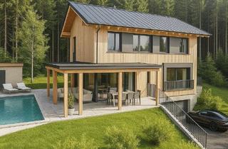 Einfamilienhaus kaufen in 5322 Hof bei Salzburg, Traumhaftes Massivholz Einfamilienhaus Projekt in Hof - absolute Alleinlage