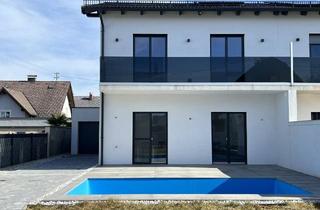 Doppelhaushälfte kaufen in 4614 Marchtrenk, Doppelhaushälfte mit hochwertiger Ausstattung und Swimmingpool