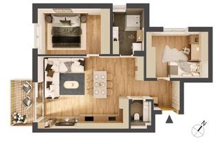 Wohnung kaufen in Franz-Prantl-Park 1, 6200 Jenbach, Hochwertige 3-Zimmer Neubauwohnung mit Balkon HW14