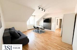 Wohnung kaufen in Mariahilfer Straße, 1060 Wien, Einziehen und wohlfühlen in Top-Lage des 6.Bezirks - Teilmöblierte 2-Zimmer-Dachgeschoßwohnung direkt bei der Mariahilferstraße