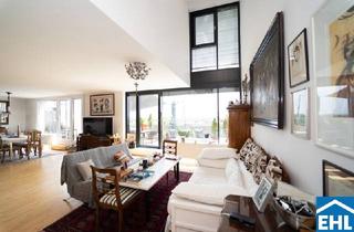 Maisonette kaufen in Hertha-Firnberg-Straße, 1100 Wien, Lichtdurchfluteten Dachgeschoß-Maisonettewohnung mit traumhafter Terrasse und Grünblick!