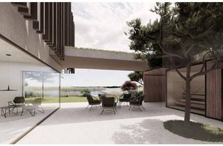 Villen zu kaufen in 2821 Lanzenkirchen, Luxus am Wasser - Architekturvilla mit Atrium, Sauna & direktem See Zugang