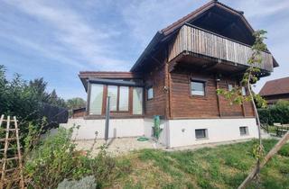 Einfamilienhaus kaufen in 2483 Ebreichsdorf, Wohnen wie Andere Urlaub machen - Blockhaus - Naturgefühl - Weigelsdorf !