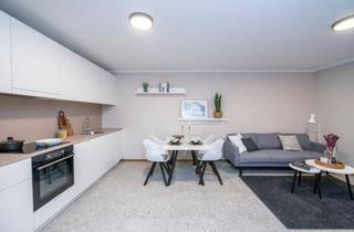 Wohnung mieten in Favoritenstraße 91, 1100 Wien, JONN-Y möbliertes 2-Zimmerapartment mit Terrasse / Pauschalmiete inkl. Gym, Sauna, Dachterrasse, Community Area, Internet etc.! 7 Min. zum Stephansplatz!