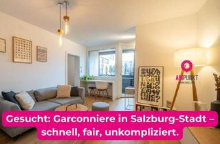 Wohnung kaufen in 5020 Salzburg, GESUCHT: Garconniere in Salzburg-Stadt – schnell, fair, unkompliziert.