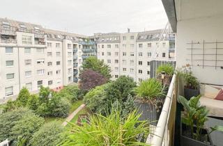 Wohnung kaufen in Kornhäuselgasse, 1200 Wien, Hell und ruhig - Loggia mit Blick in den begrünten Innenhof