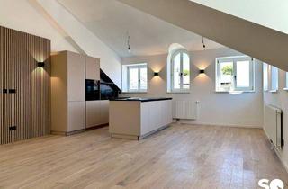 Wohnung mieten in Donaukanal, 1020 Wien, #SQ - AUGARTEN - STYLISCHE DG-WOHNUNG BEIM GAUßPLATZ & NÄHE DONAUKANAL (U4) mit FERNBLICK [ERSTBEZUG]