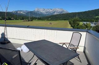 Wohnung kaufen in 5421 Adnet, Adnet-Alleine im Dachgeschoss-Hochwertige Wohnung mit Traumblick und XXL-Terrasse
