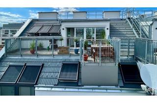Maisonette kaufen in Lassallestraße 10, 1020 Wien, PROVISIONSFREI! Traumhafte Maisonette-Dachgeschosswohnung mit 3 (bis 4) Schlafzimmern und Terrasse mit Prater- und Stephansdomblick – Vollklimatisiert! Top Lage - U1/U2!