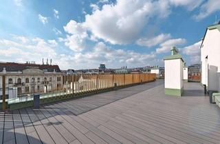 Penthouse kaufen in Kettenbrückengasse 22, 1040 Wien, LUXUS-PENTHOUSE DIREKT AM NASCHMARKT! Grandiose Dachterrasse mit traumhaften Wienblick