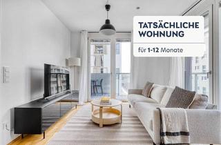 Wohnung mieten in Wehlistraße 291, 1020 Wien, Marinatower: U2 Donaumarina, 3 Zi mit Balkon und Ausblick auf die Donau, Gym, Sauna, Shops im Tower (VIE245)