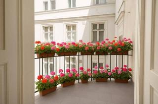 Wohnung mieten in Biberstraße, 1010 Wien, Attraktiver Altbautraum I Erstbezug nach Sanierung I kleiner Balkon