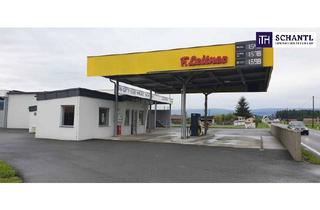 Gewerbeimmobilie kaufen in Haslach, 8443 Gleinstätten, SUPER CHANCE! Modernisierte Tankstelle mit Waschanlage & Snackbereich ? Perfekte Lage, großes Potenzial!