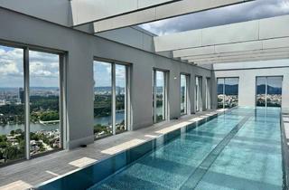 Penthouse kaufen in Donau, 1220 Wien, Pool, Panorama, Perfektion: Donauzentrum und U1 vor der Türe! PROVISIONSFREI - Von der Sonne geküsst