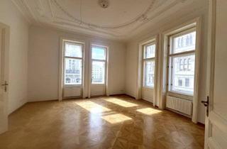 Wohnung mieten in Bartensteingasse, 1010 Wien, UNBEFRISTET - Repräsentative 9-Zimmer Altbauwohnung mit Balkon und Blick auf das Rathaus – ca. 293 m² in bester Innenstadtlage - auch ideal als Büronutzung