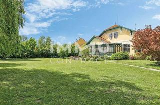 Haus kaufen in 2434 Götzendorf an der Leitha, Französisches Jagd-Chalet - nur 30 Minuten von Wien: 2.000 m² Grundstück in unverbaubarer Ruhelage