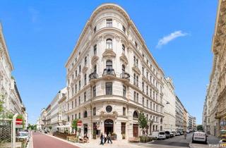 Wohnung kaufen in Wohllebengasse 18, 1040 Wien, Herrschaftlicher Altbau mit Balkon in Toplage nahe Karlskirche